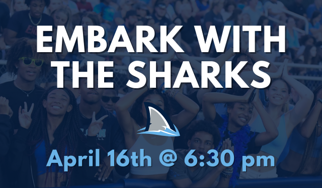 Embark with the Sharks April 16th, 2024 at 6:30 PM
