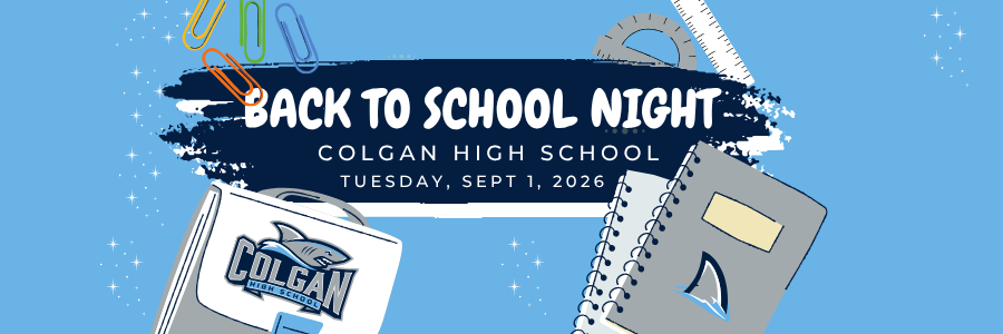 Back to School Night Tuesday September 1, 2026
